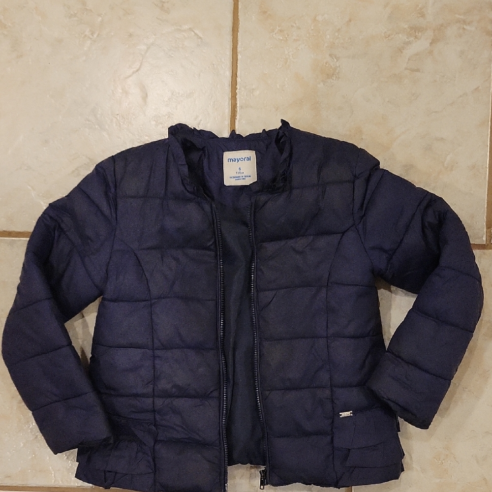 Mayoral Dark Blue Kids Puffer Jacket